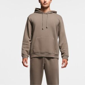 🤎SKIMS FLEECE LOUNGE MEN’S CLASSIC HOODIE IN TRUFFLE M XL